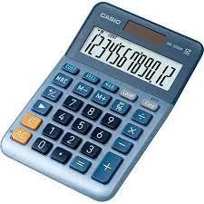 Casio Ms-120em Calculadora Pc Azul