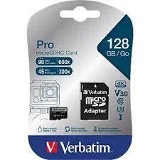 Verbatim Pro Cartão de Memória 128 Gb Microsdxc U.