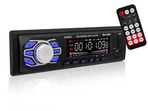Auto Rádio Rds Mp3 4x 45w + Comando - Blow