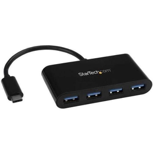 Startech.Com 4-Port Usb-C Hub - Portable Usb-C To 4x Usb-A Hub - Bus-Powered Usb 3.1 Gen 1 Type-C Hu