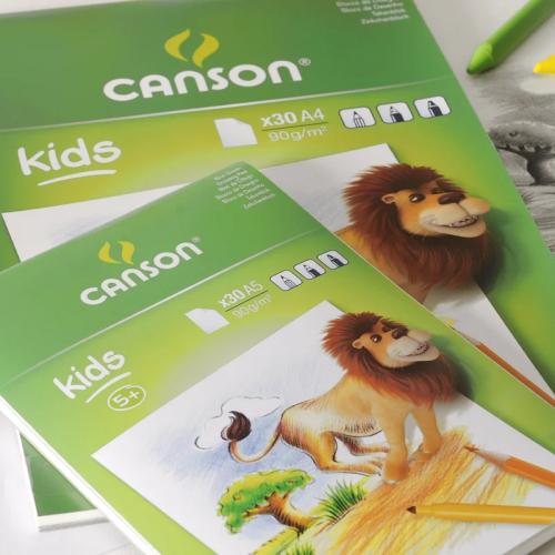 Kids Bloc Dibujo A5 90 Gr 14,8x21 Guarro Canson C400015581