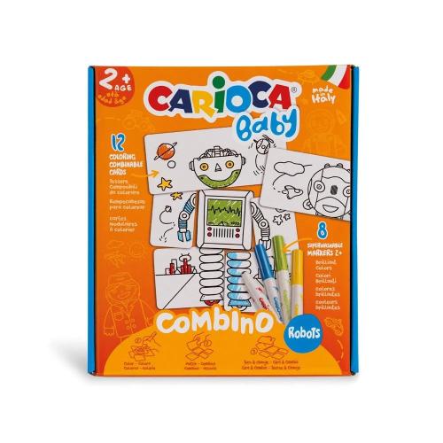 Set Baby Combino 2+ Robots + 8 Rotuladores Carioc.