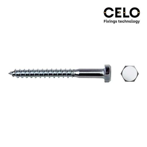 Caixa 100 Uni. Tira Fundo Hexagonal Din571 8x90 G.