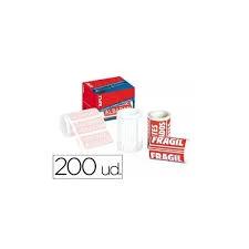 Rolo De 200 Etiquetas "frágil"