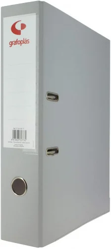 Archivador Palanca 45 Color Gris A4 Lomo Estrecho 290x320x55 Grafoplas 17269371