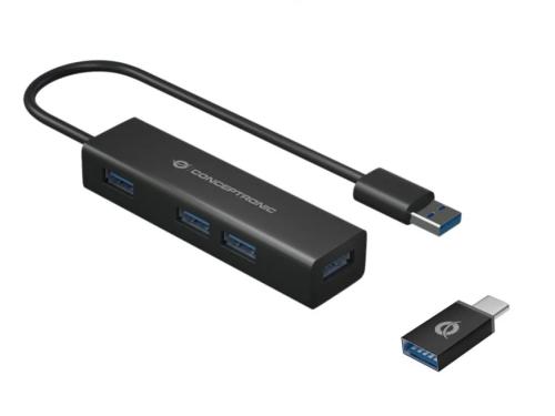 Conceptronic Hub Usb-A 3.0 Con 4x Usb-A 3.0 + Ada.