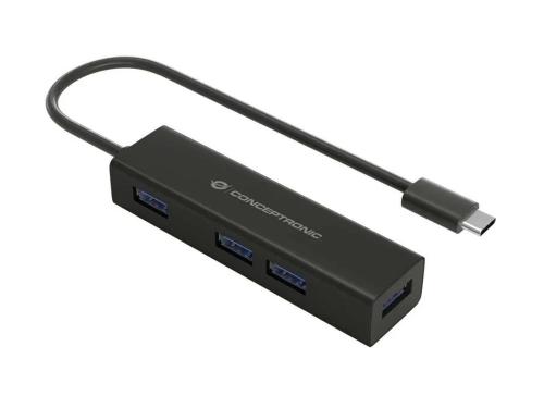 Hubies Usb-C a Concentrador Usb 3.0 de 4 Puertos