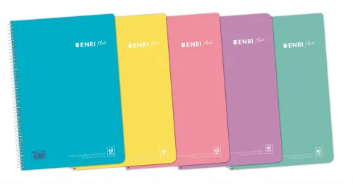 Cuaderno Espiral + Tp 4 80h 4x4 C/M - Surtido Pa.