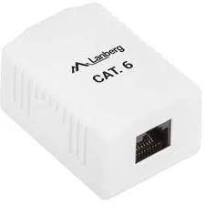 Lanberg Surface Mounting Socket Cat.6 1xrj45 White