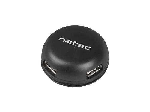 Hub Natec Bumblebee 4 Puertos Usb 2.0 Negro