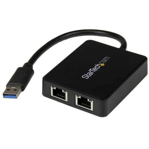 Adaptador 2 Puertos Red Usb