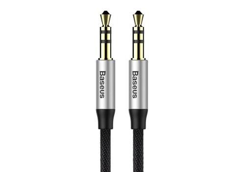 Baseus Yiven Audio Kabel 3,5 Samec Audio M30 1,5 M - Stríbrno-edý