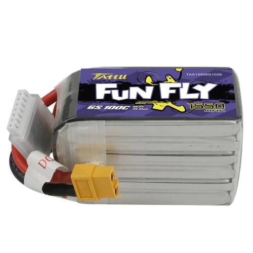 Baterie Tattu Funfly 1550mah 22,2v 100c 6s1p Xt60
