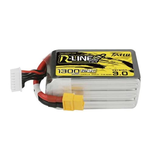 Baterie Tattu R-Line Verze 3.0 1300mah 22,2v 120c 6s1p Xt60