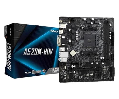 Asrock A520m-Hdv Socket Am4 Micro Atx