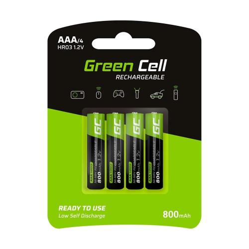 Bateria Recarregável AAA Green Cell
