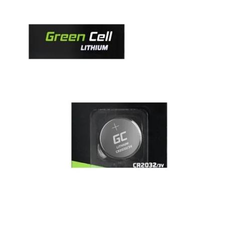 5x Lithium Green Cell Cr2032 3v 220mah Batteries