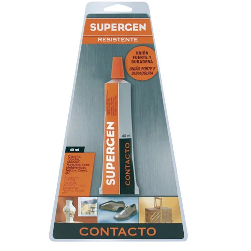 Adhesivo de Contacto En Tubo Tipo Clasico 40ml. Supergen 62600-00000-04