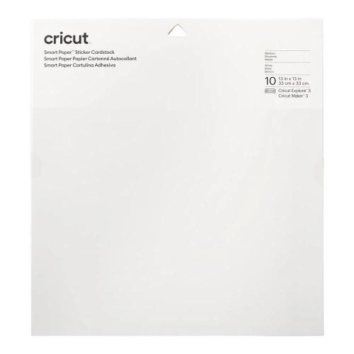 Cricut Smrt Stkr Cdstk 33x33cm 10 Sht (White)m18