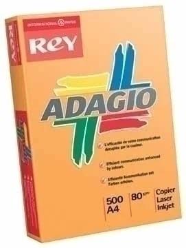 Paquete 500h Papel 80gr A4 Rojo Intenso Adagio 156244