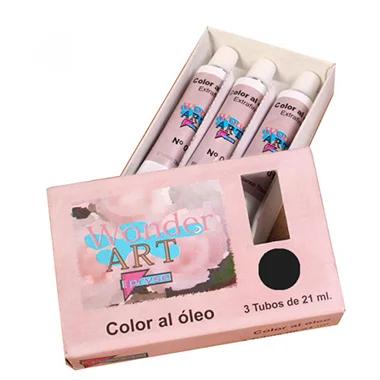 Pryse 6250066 Tinta de Óleo 21 Ml Tubo Preto