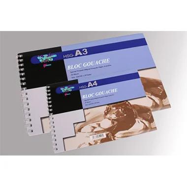 Cuaderno Dibujo A3 Gouache 32 Hjs. 160gms. Hsg Wo.