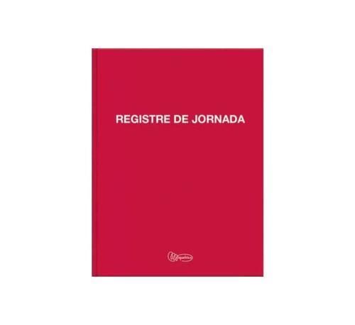 Libro Registro Horario Laboral A4 40hojas Catalan Miquelrius 5390.