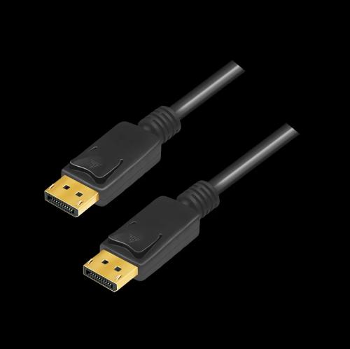 Logilink Displayport-Kabel, Dp/M Zu Dp/M, 8k/60 Hz, Schw. 5m