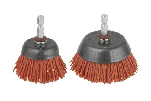 Escova craneana nylon, vastago hexagona 1/4 (6,3.