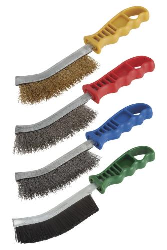 Escova Metalica de Mão, Aço, Cabo de Plastico 2715000 Wolfcraft