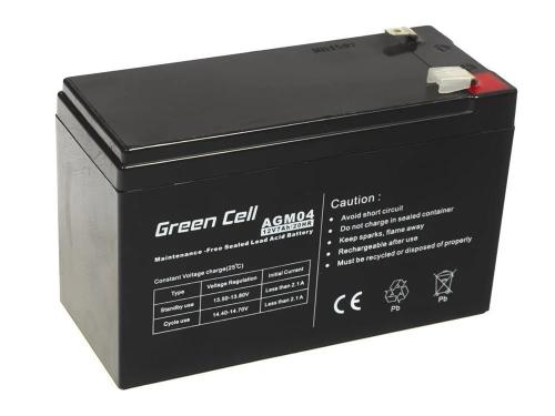 Green Cell Agm Vrla 12v 7ah Maintenance-Free Battery For Ups Units