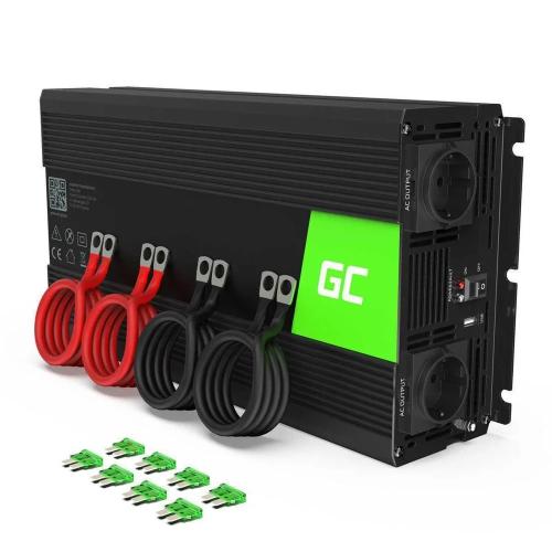 Green Cell Voltage Car Inverter 24v To 230v Pu.