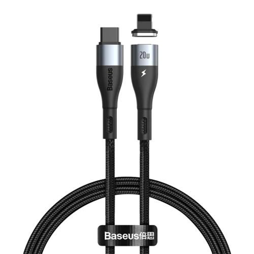 Cabo Usb-C P/ Ligthtning 1m Magnético Baseus Preto