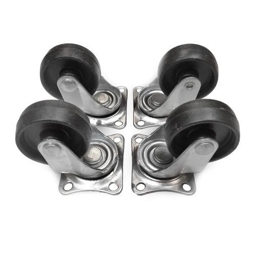 Set 4 Rodas 50mm Pretas