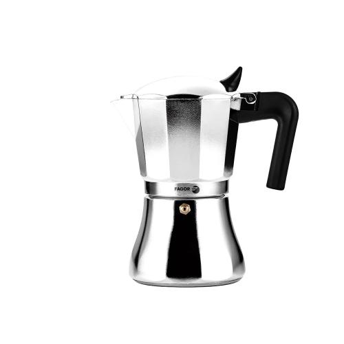 Cafeteira Cupy 6 Xicaras de Cafe Alumínio 3004 Fagor
