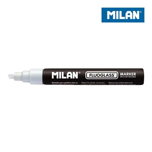 Blister Marcador Branco Fluoglass 2-4 Mm Milan.