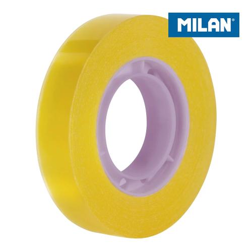 Fita adesiva 12mm x 33m (amarelo transparente) mi.