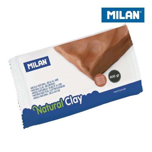 Argila Natura 400gr, Secado Ao Ar Cor Terracota M.