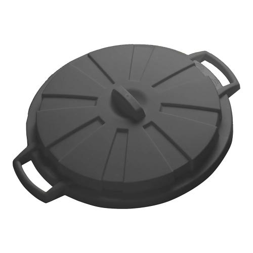 Tampa Preta para Balde 80l Preto Mondex