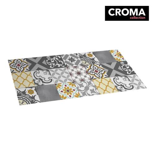Tapete Vinílico Croma Patch Cinzento- Ambar 50x11.