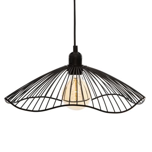 Candeeiro Suspensa Metalico Coleção 'cháteau' E27 Ø34cm X 15,5cm