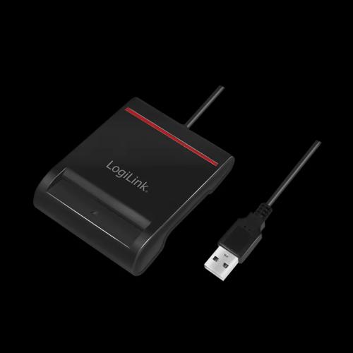 Logilink Usb 2.0-Kartenleser, Für Smart-Id, Schwarz