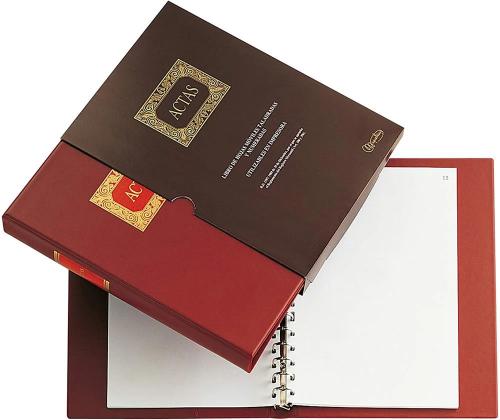 Libro Actas Moviles A4 100hojas Miquelrius 4102