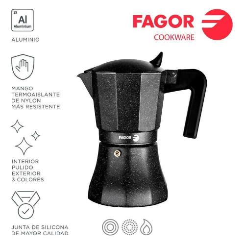 Cafeteira tiramisu 3t aluminio 3004 fagor