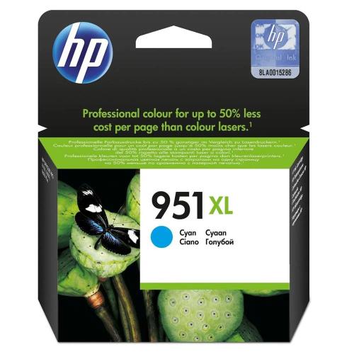 Tinteiro Hp Original 951xl Ciano de Elevado Rendimento
