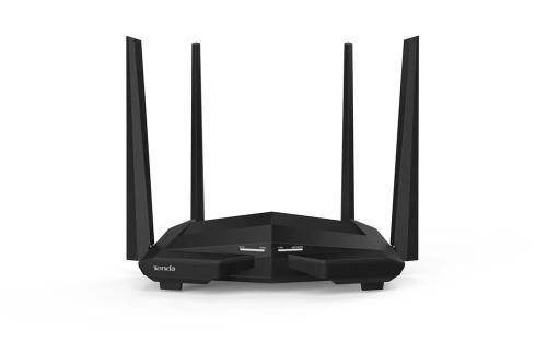 Tenda Ac10 Wireless Router Gigabit Ethernet Dual-Band (2.4 Ghz / 5 Ghz) Black