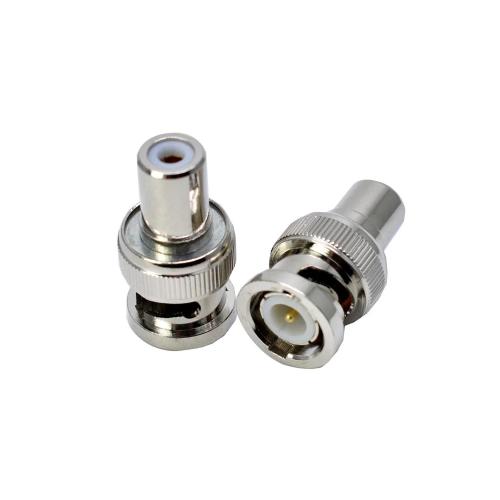 Conector Bnc Macho Para Rca Fêmea