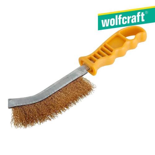 Escova Metalica de Mão, Aço, Cabo de Plastico 2716000 Wolfcraft
