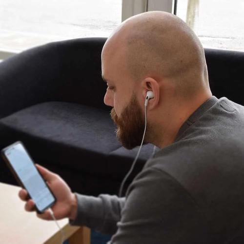 Auriculares com Fios Digital Usb Tipo C