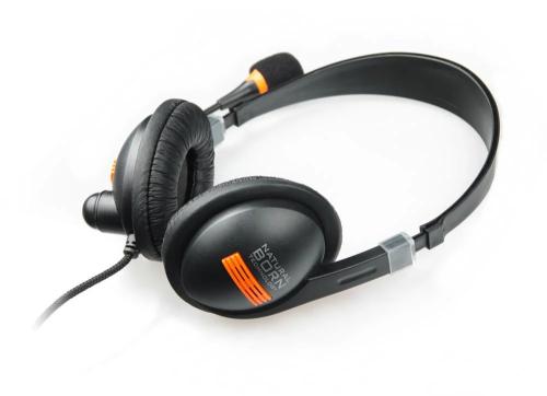 Auscultadores Headset Genesis Drone Preto/Laranja - Natec